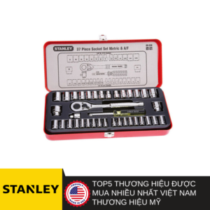 Bộ khẩu 1/4" và 3/8" 37 chi tiết Stanley 89-518