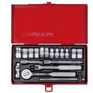 1/4" Bộ Khẩu 18 chi tiết hệ mét Kingtony 2518MR01