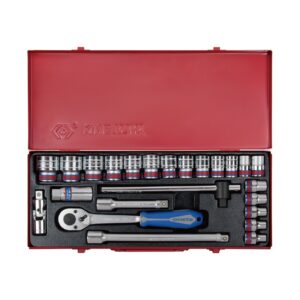 1/2'' Bộ Khẩu 24 chi tiết Kingtony 4028MR (hệ mét)