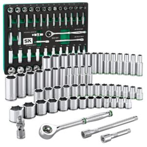 Bộ dụng cụ 55 chi tiết 3/8inch SK TOOLS SK01357