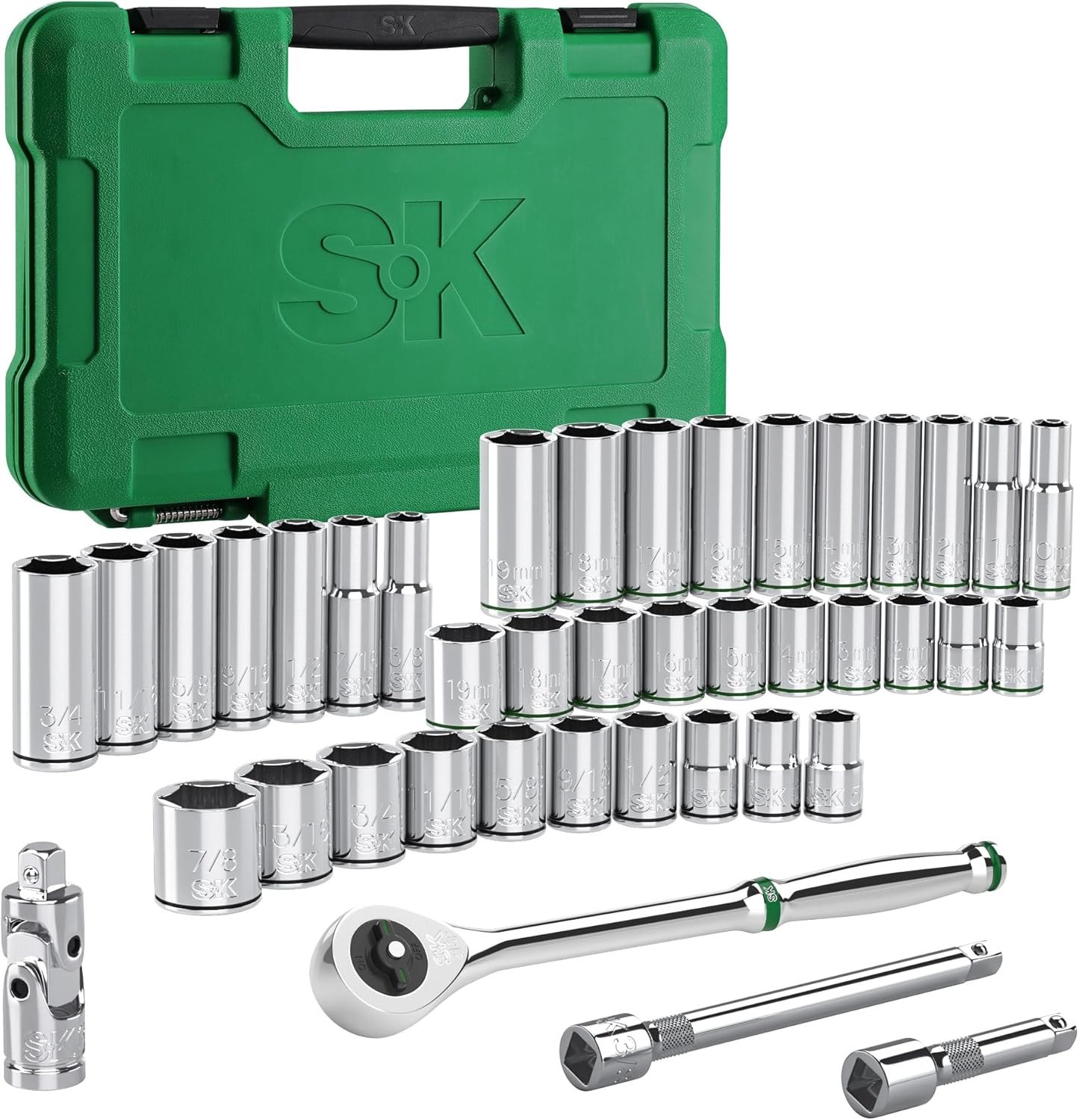 Bộ dụng cụ 41 chi tiết 3/8inch SK TOOLS SK01356