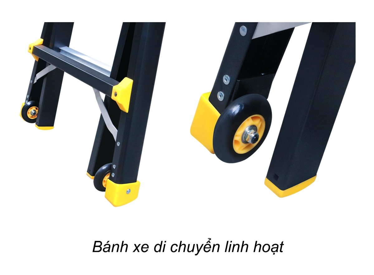 Thang nhôm gấp (rút lồng) đa năng Nikawa NKB-44 - Ảnh 2