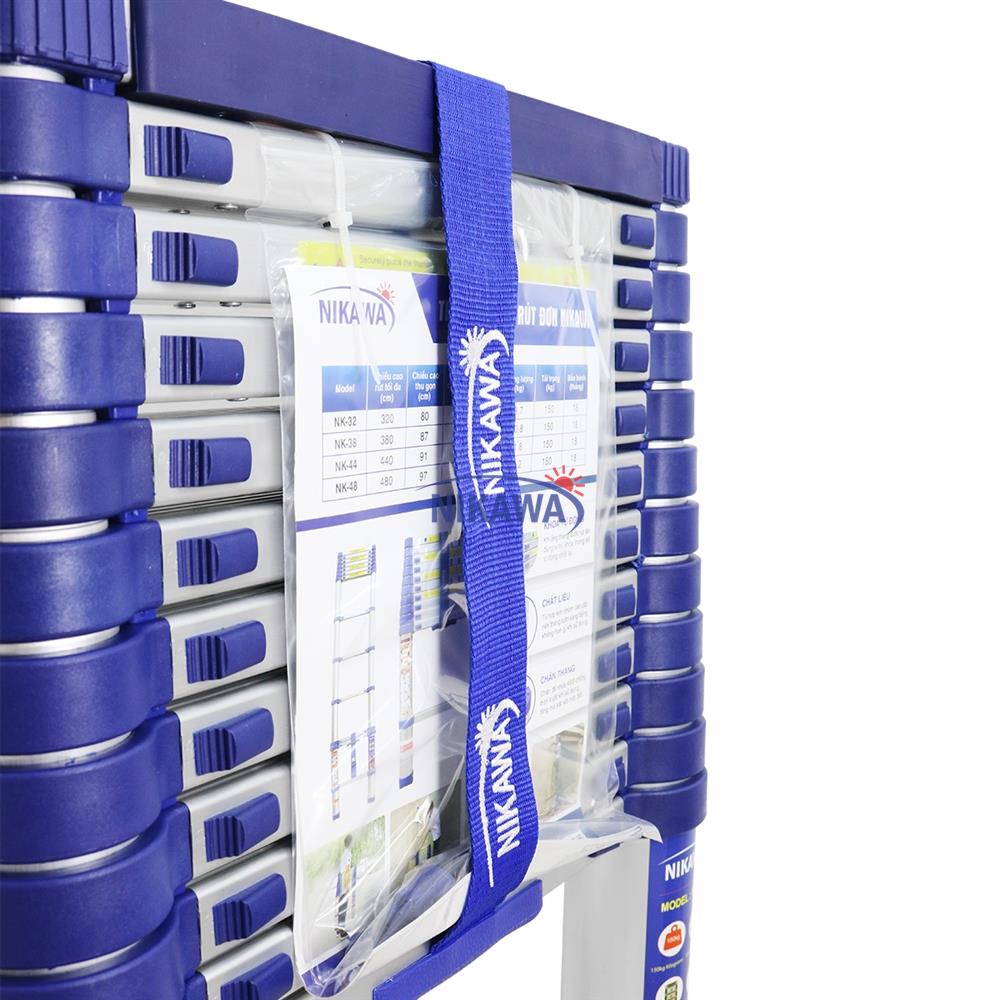 Thang nhôm rút đơn NIKAWA NK-38 - Ảnh 3