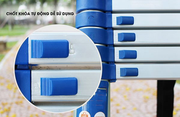 Thang nhôm rút chữ A NIKAWA NK-38AI-PRI - Ảnh 3