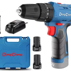 Máy khoan - vặn vít dùng pin (Động cơ không chổi than) gồm 02 pin và 01 sạc