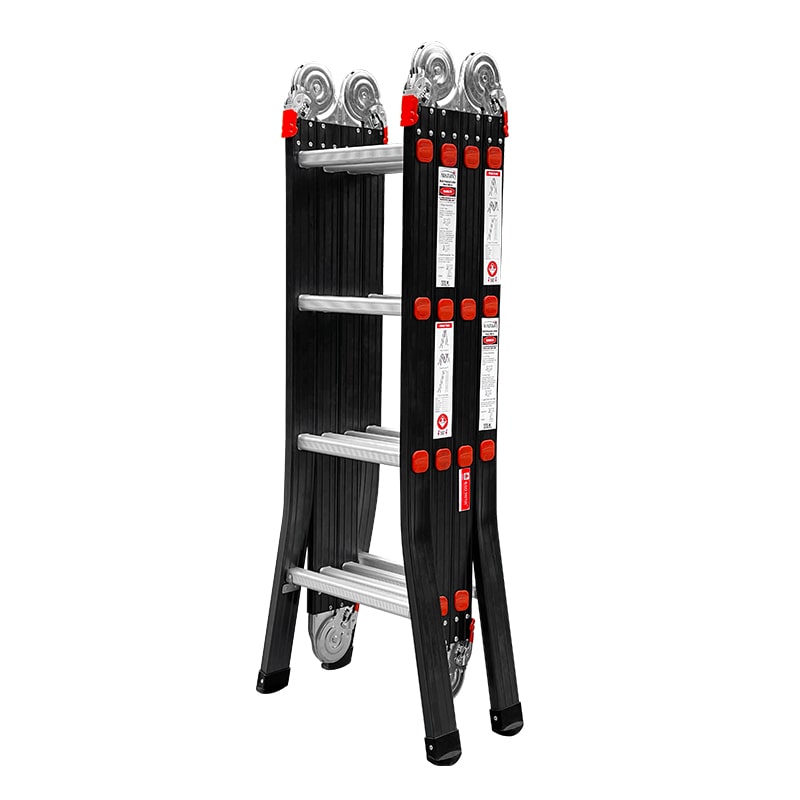 Thang nhôm gấp 4 khúc Nikawa NKG-44C - Ảnh 2