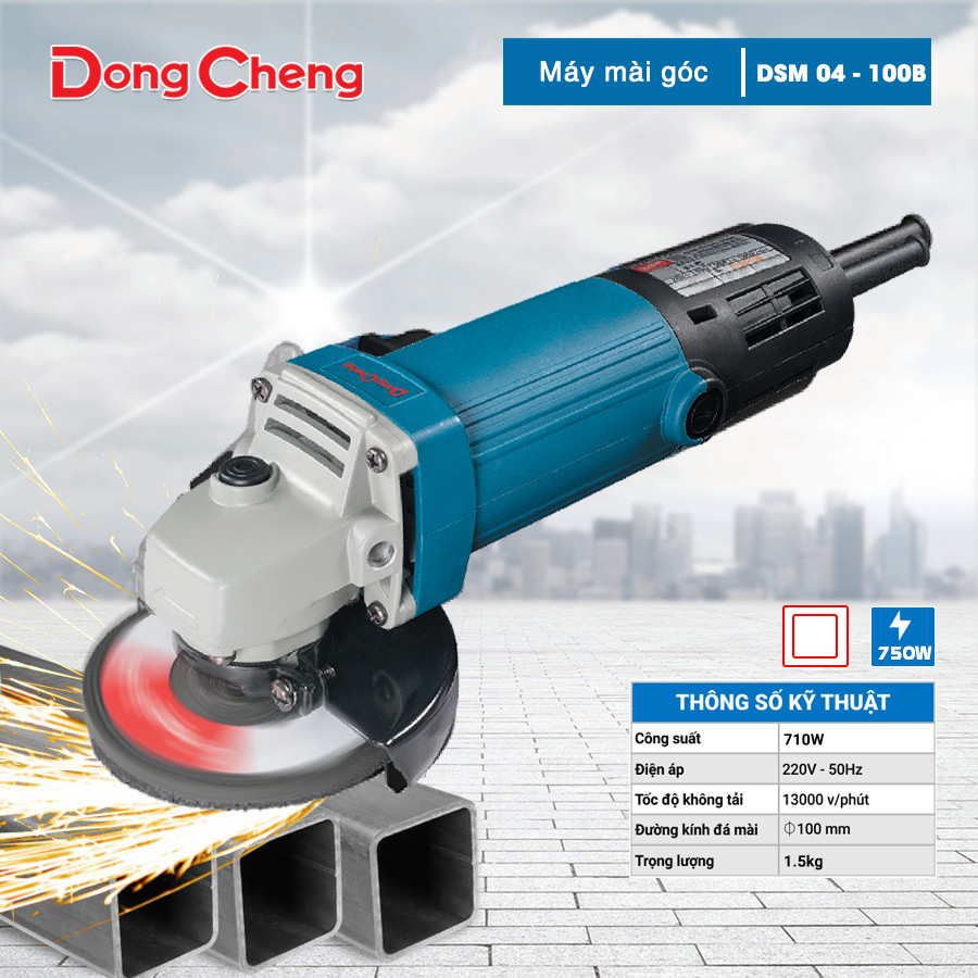 Máy mài góc DongCheng DSM04-100B - 710W - Ảnh 2
