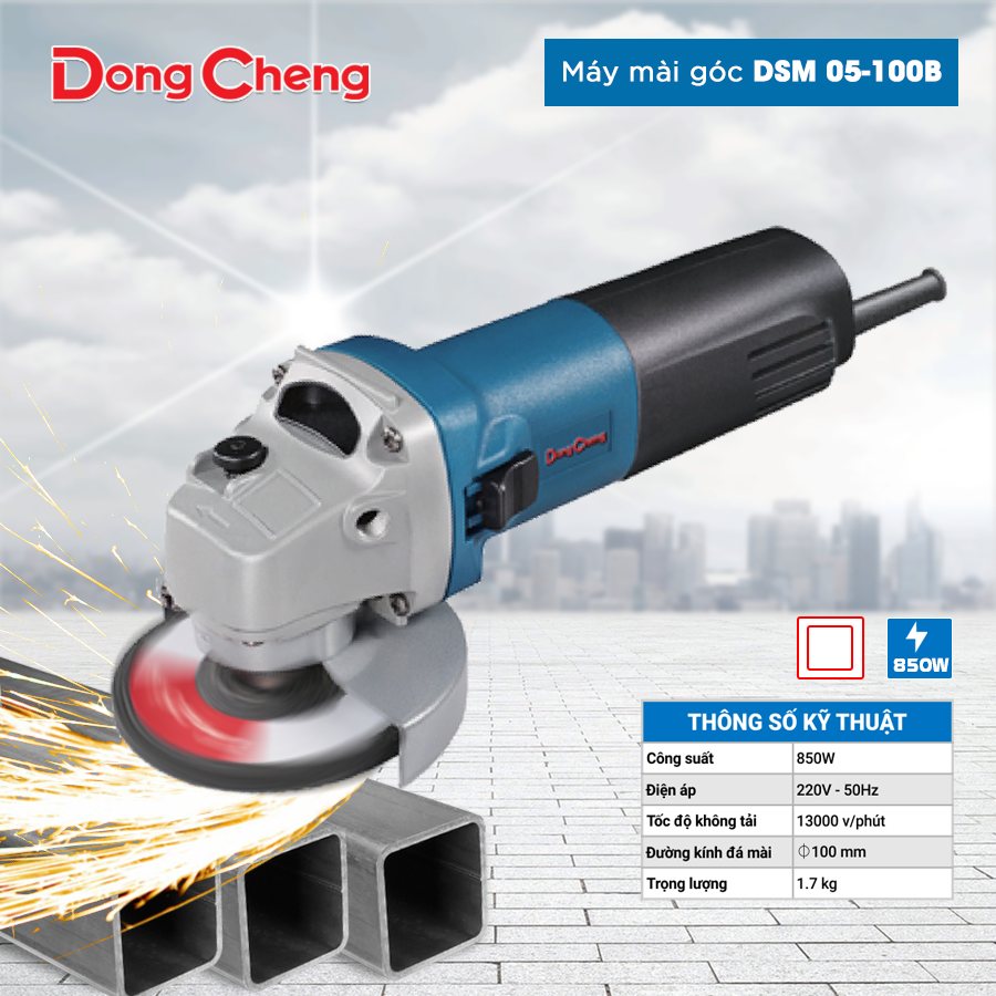 Máy Mài Góc Dongcheng DSM05-100B 850W - Ảnh 2