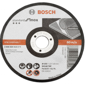 Đá cắt inox Bosch 2608603413 105×1.0x16mm – Standard for Inox